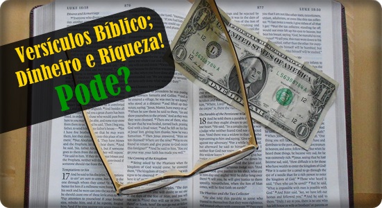 Versículos da bíblia sobre dinheiro e riqueza
